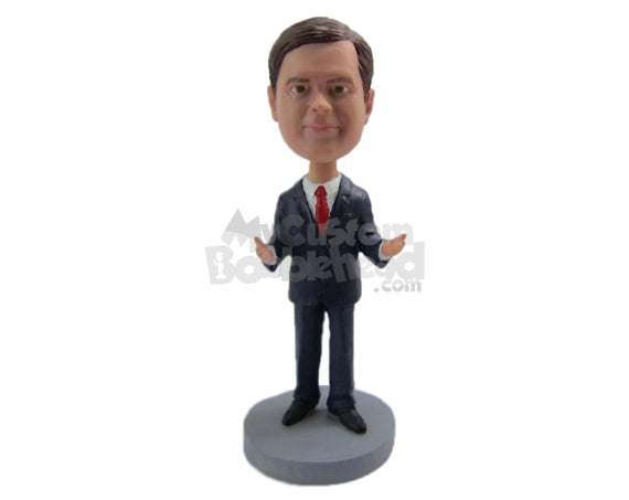 Custom Bobblehead Best Man In Formal Outfit Ready For The Wedding Ceremony - Wedding & Couples Groomsman & Best Men Personalized Bobblehead & Cake Topper Custom Bobblehead Best Man In Formal Outfit Ready For The Wedding Ceremony - Wedding & Couples Groomsman & Best Men Personalized Bobblehead & Cake Topper